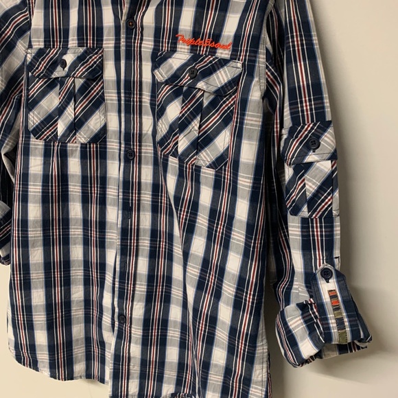 Triple Five Soul - Plaid Dress Shirt - Picture 6 of 12